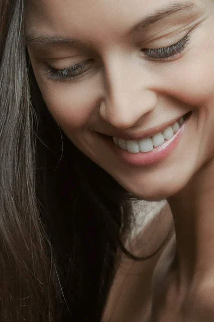 Close-up of a woman smiling