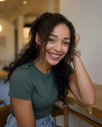 Smiling woman