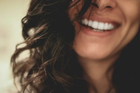 Close-up of a woman smiling